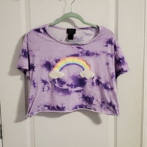Rainbow crop top!